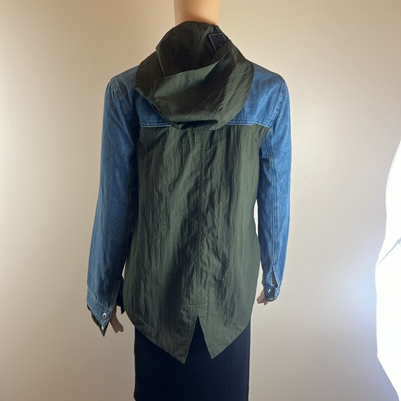 Veronica Beard Shani Waterfall DenimTwill Combo Jacket XS - Picture 10 of 11